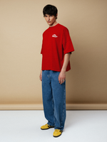 DISSIDENT — Футболка Rhythm Oversized Tee in Red