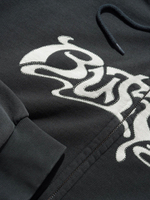 BUTTER GOODS — Худи Drummer Zip-Thru Hood Washed Black